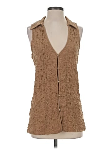 MNG Sleeveless Blouse (view 1)