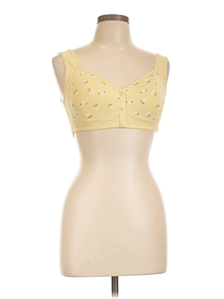 Assorted Brands Tank Top Yellow Strapless Neckline Tops