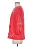 Johnny Was 100% Cotton Red 3/4 Sleeve Blouse Size M - photo 5