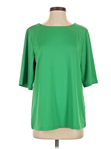 Susan Graver Short Sleeve Blouse (view 1)