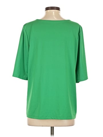 Susan Graver Short Sleeve Blouse (view 2)