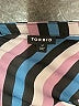 Torrid 100% Polyester Stripes Teal 3/4 Sleeve Blouse Size Lg Plus (0) - photo 7