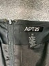 Apt. 9 Solid Black Casual Skirt Size 14 - photo 4