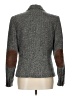 J. McLaughlin Tweed Black Gray Blazer Size 10 - photo 2