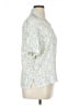 Sandro 100% Viscose Blue Short Sleeve Button-Down Shirt Size XL (4) - photo 4