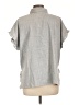 DKNY Gray Short Sleeve Blouse Size L - photo 2