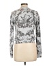 Kimchi Blue Floral Silver Pullover Sweater Size L - photo 2