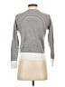 Ann Taylor LOFT Outlet 100% Cotton Stripes Gray Pullover Sweater Size S - photo 2