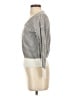 Ann Taylor LOFT Outlet 100% Cotton Stripes Gray Pullover Sweater Size S - photo 5