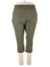 Ashley Stewart Solid Green Active Pants Size 26 - 28 Plus - photo 1