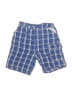 Little Rebels 100% Cotton Plaid Blue Cargo Shorts Size 3T - photo 1