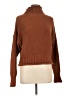 She + Sky Solid Brown Turtleneck Sweater Size L - photo 1