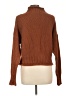She + Sky Solid Brown Turtleneck Sweater Size L - photo 2