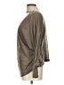 Cecico 100% Polyester Metallic Gray 3/4 Sleeve Top Size L - photo 5