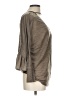 Cecico 100% Polyester Metallic Gray 3/4 Sleeve Top Size L - photo 4