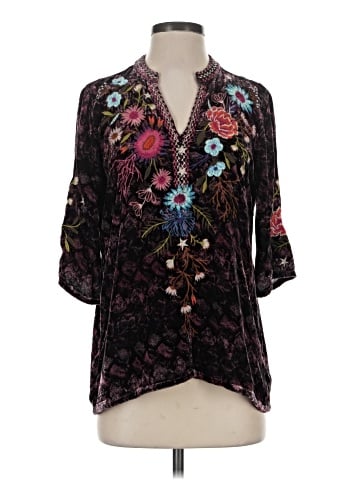 Johnny Was 3/4 Sleeve Blouse (view 1)