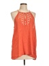 Old Navy Orange Sleeveless Blouse Size L - photo 1