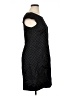 Connected Apparel Argyle Black Casual Dress Size 14 - photo 4