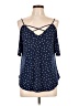 Kaileigh Blue 3/4 Sleeve Blouse Size L - photo 1