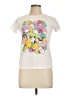 Assorted Brands Floral Ivory Short Sleeve T-Shirt Size L - photo 1