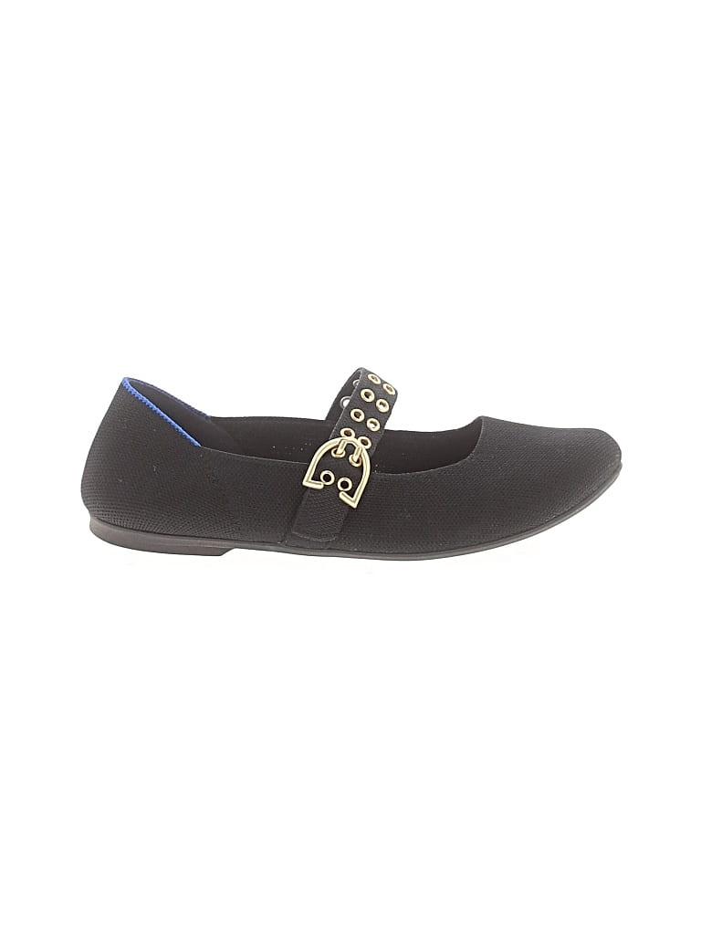 Pre-owned Rothys Flats In Black