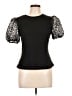 Nicole Miller Black Short Sleeve Top Size L - photo 1