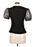 Nicole Miller Black Short Sleeve Top Size L - photo 2