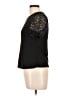 Nicole Miller Black Short Sleeve Top Size L - photo 5