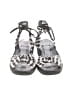 Stuart Weitzman Checkered-gingham Gray Wedges Size 7 1/2 - photo 2