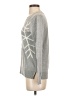 Ann Taylor LOFT Outlet Graphic Silver Pullover Sweater Size S - photo 5