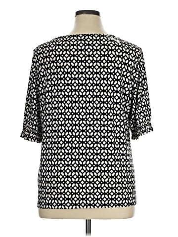 Anne Klein Short Sleeve Blouse (view 2)