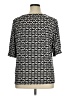 Anne Klein Black Short Sleeve Blouse Size XL - photo 2