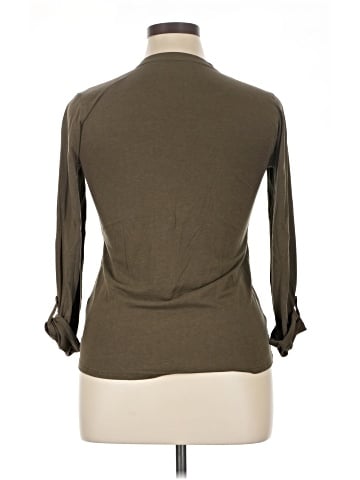 Massimo Dutti Long Sleeve Henley (view 2)