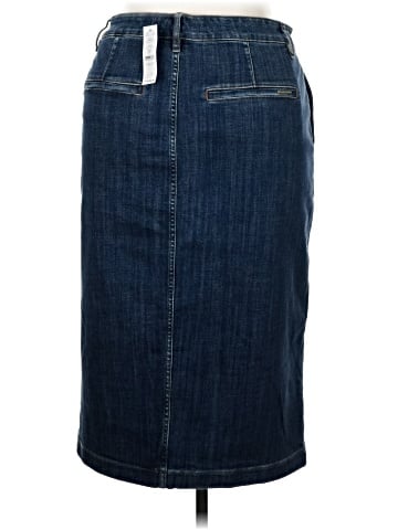 White House Black Market Denim Skirt (view 2)