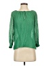 J.Crew Green Long Sleeve Blouse Size 0 - photo 1