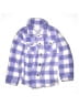 Roxy 100% Polyester Checkered-gingham Purple Jacket Size L (kids) - photo 1