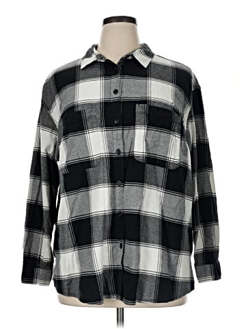 Ava & Viv Long Sleeve Button-Down Shirt (view 1)