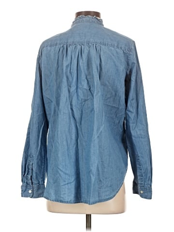 Ann Taylor LOFT Long Sleeve Button-Down Shirt (view 2)