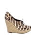 Tabitha Simmons Stripes Purple Wedges Size EU 40 - photo 1
