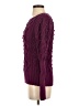 Moda International 100% Cotton Purple Pullover Sweater Size S - photo 5