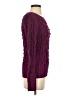 Moda International 100% Cotton Purple Pullover Sweater Size S - photo 4