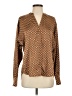 Sanctuary 100% Polyester Brown Long Sleeve Blouse Size XS - photo 1
