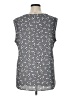 Anne Klein 100% Polyester Gray Sleeveless Blouse Size XL - photo 2