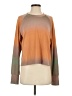 LNA Color Block Orange Pullover Sweater Size S - photo 1