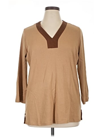 Lauren by Ralph Lauren 3/4 Sleeve T-Shirt (view 1)