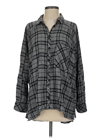 BDG Long Sleeve Button-Down Shirt (view 1)
