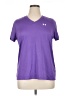 Under Armour 100% Polyester Purple Active T-Shirt Size XL - photo 1