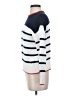 Caslon 100% Pima Cotton Stripes White Pullover Sweater Size XS - photo 5
