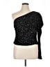 Express Black 3/4 Sleeve Blouse Size XL - photo 1