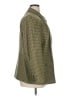 Talbots 100% Wool Houndstooth Green Wool Coat Size 16 - photo 4
